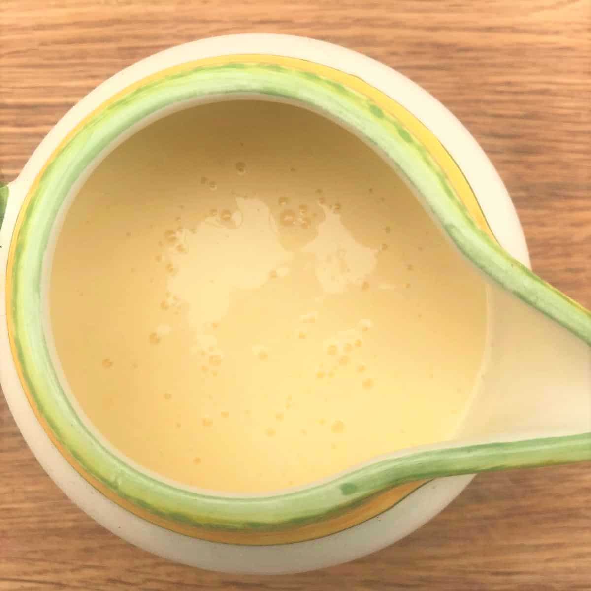 Easy homemade custard without cream Cinnamon and Kale