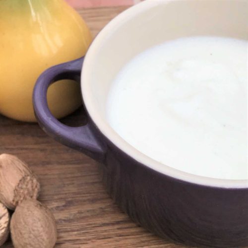 White Sauce with Cornflour Cinnamon and Kale