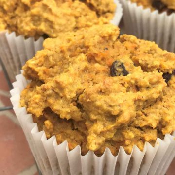 Gluten-free carrot oat muffins