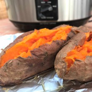 Slow cooker sweet potatoes