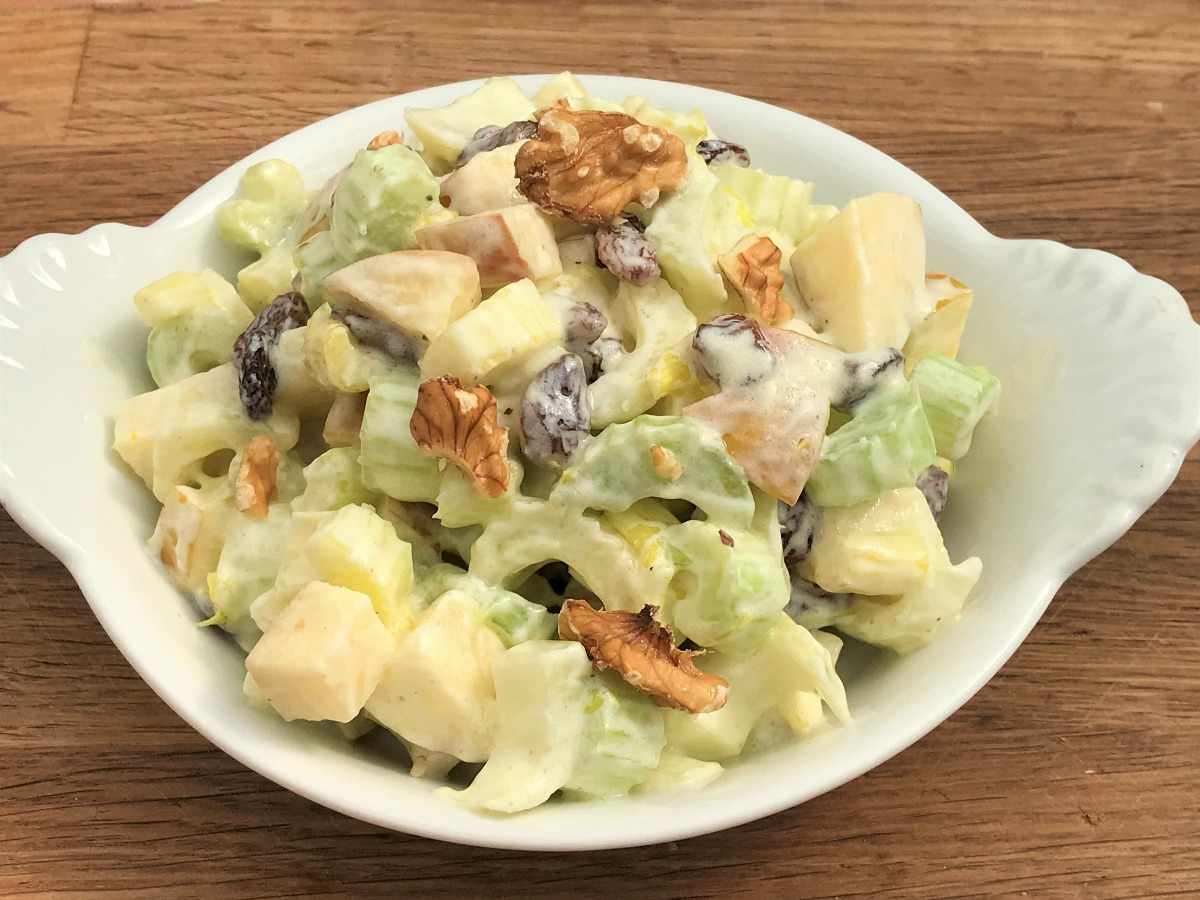 Healthy waldorf salad