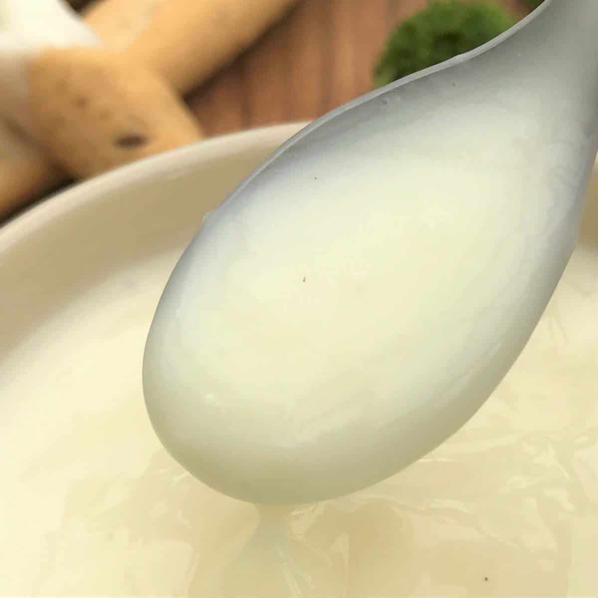 Cheese Sauce with Cornflour Cinnamon and Kale