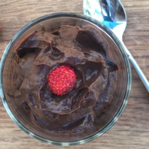 Avocado chocolate mousse