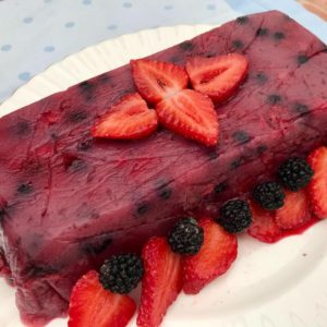 Summer fruit jelly