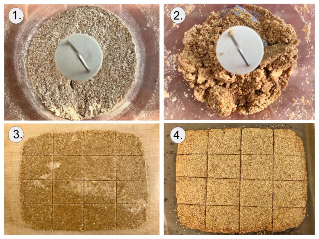 How to make wholemeal crackers