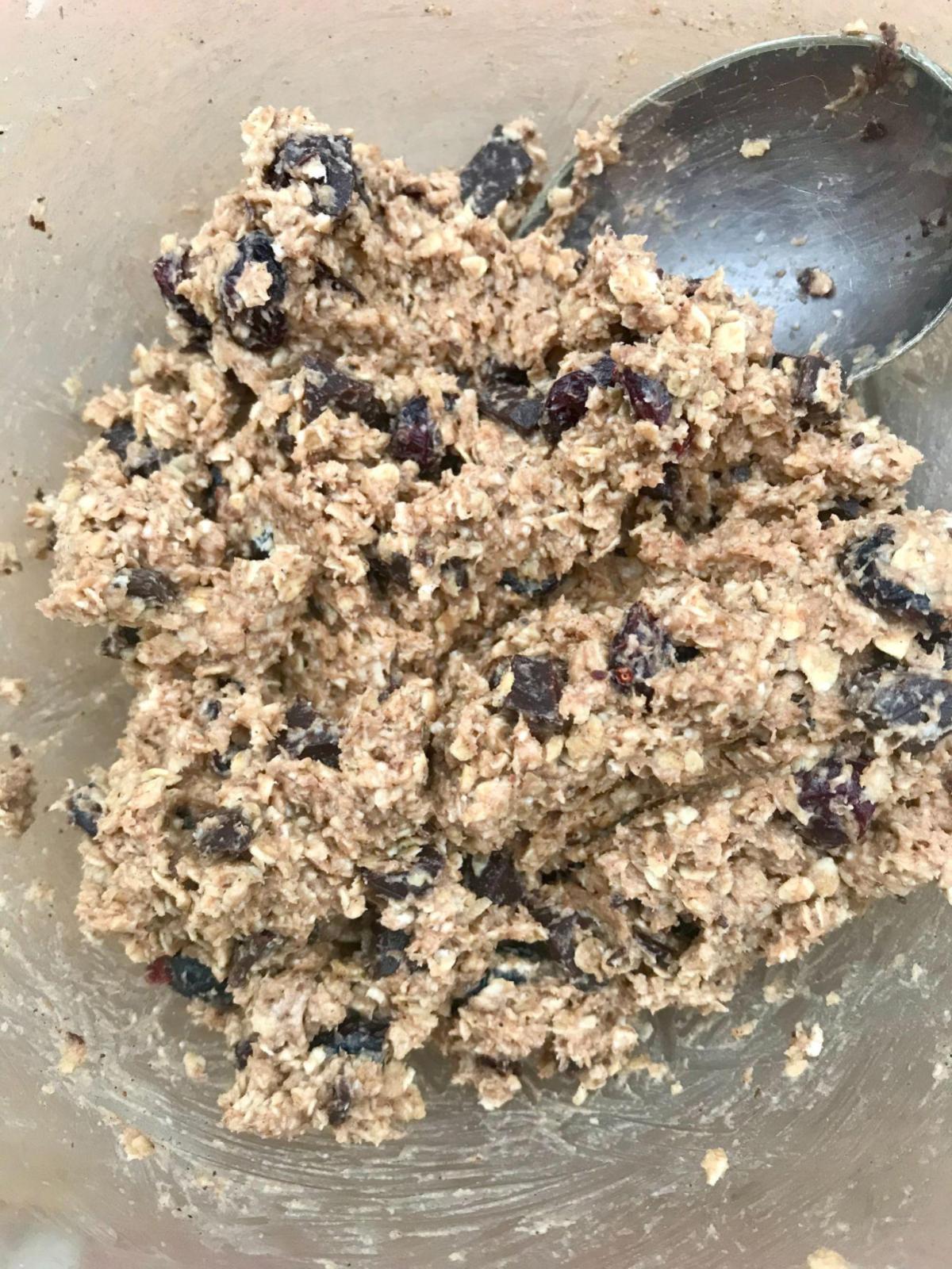 Mixture for Gluten free choc and cranberry cookies