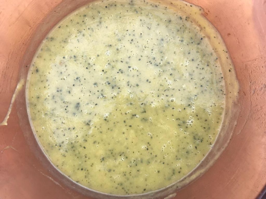 Blended marrow soup