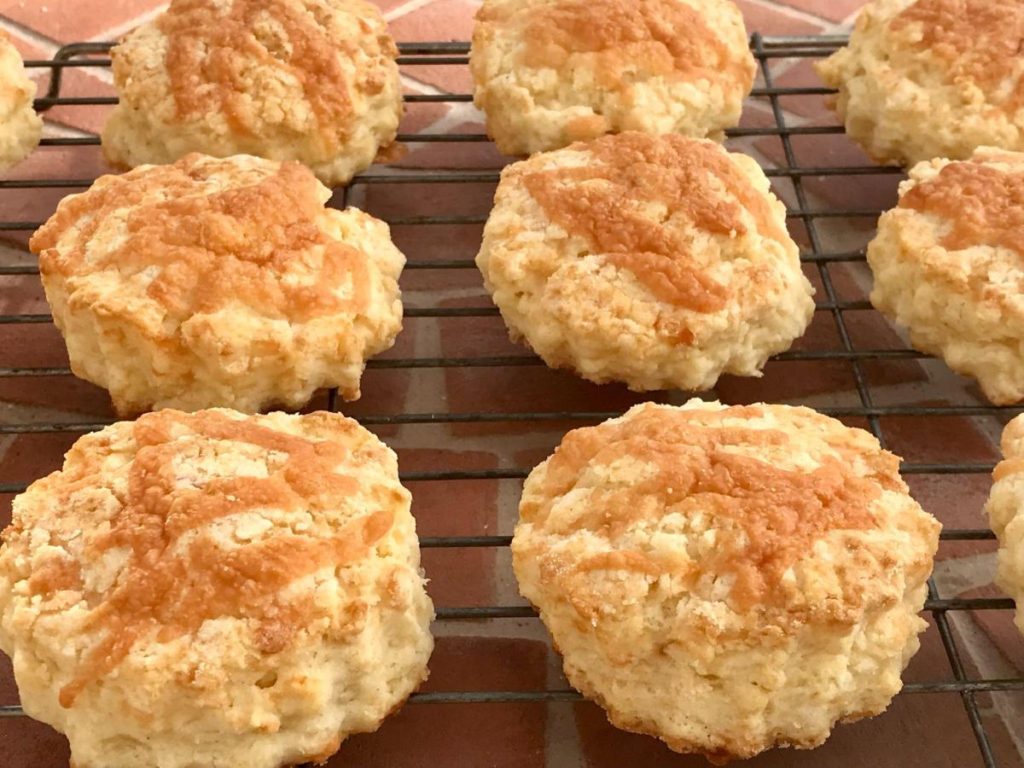English cheese scones without gluten