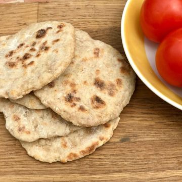 Quick wholemeal flatbreads
