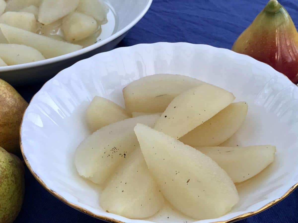 Stewed pears no sugar.