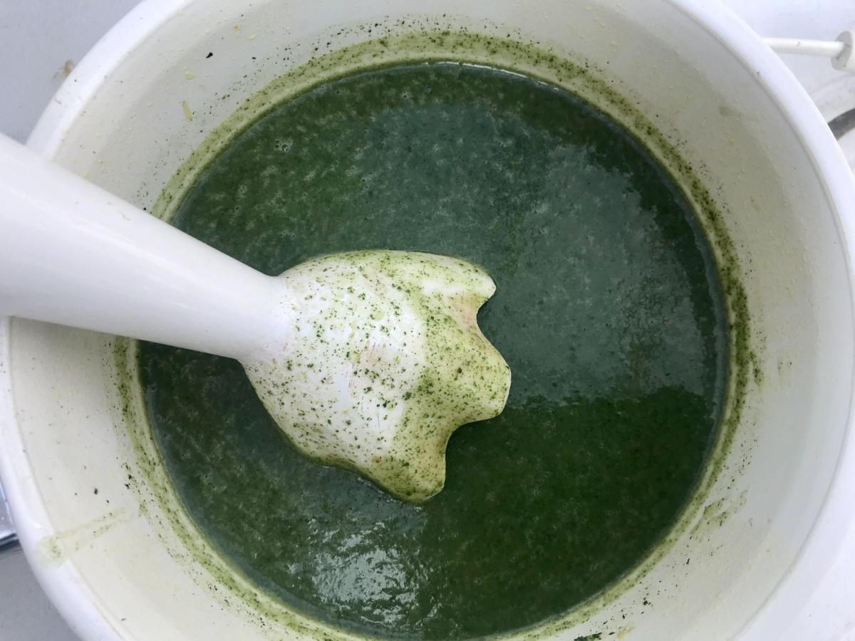 Blended super green soup