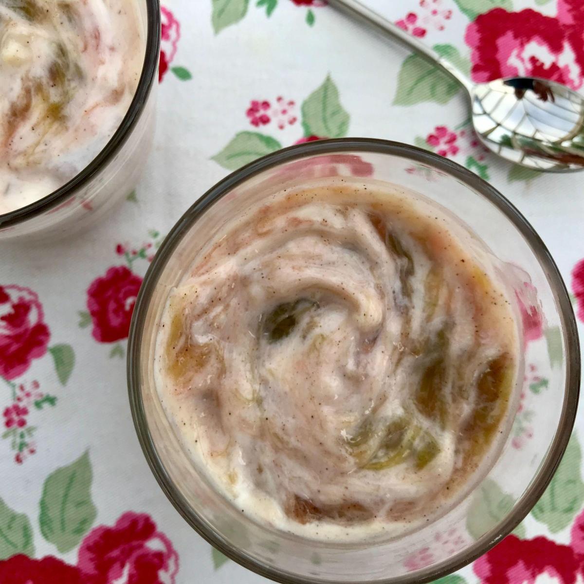 Rhubarb Custard Fool-image