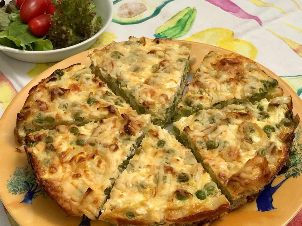 Cottage Cheese Quiche Cinnamon and Kale