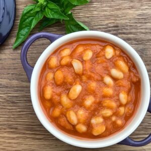 Healthy baked beans