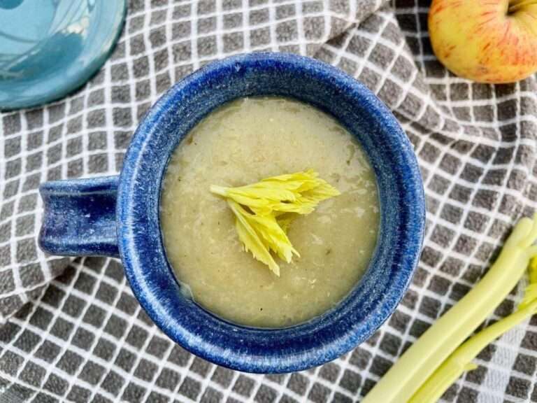 Apple and Celery Soup Cinnamon and Kale