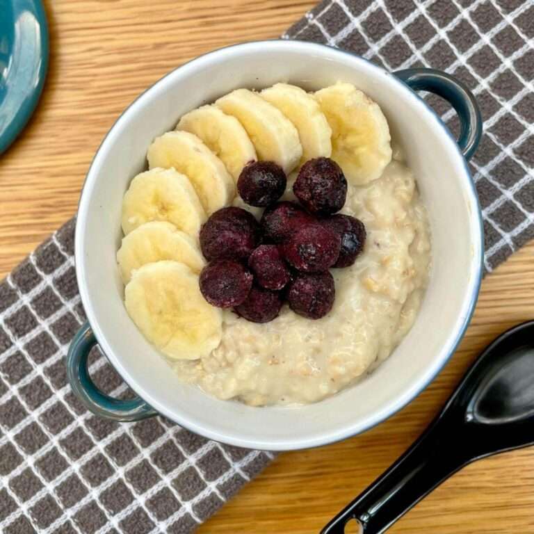 Dairy Free Porridge Cinnamon and Kale