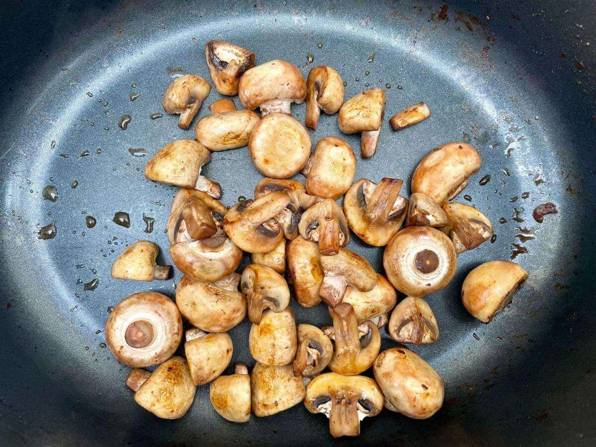 Fried mushrooms.