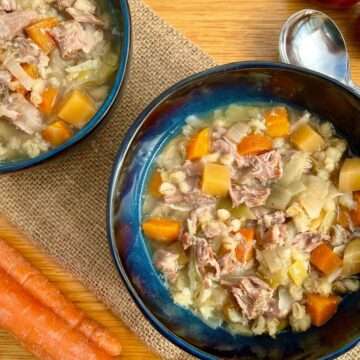 Slow cooker scotch broth.