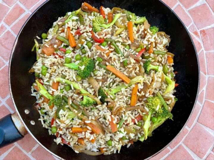 Brown Rice Biryani - Cinnamon and Kale