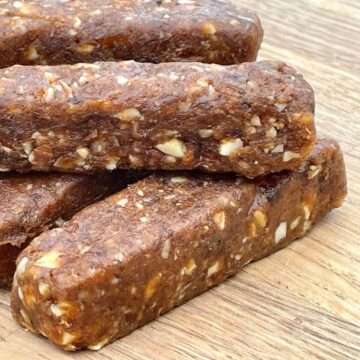 Homemade nakd bars.