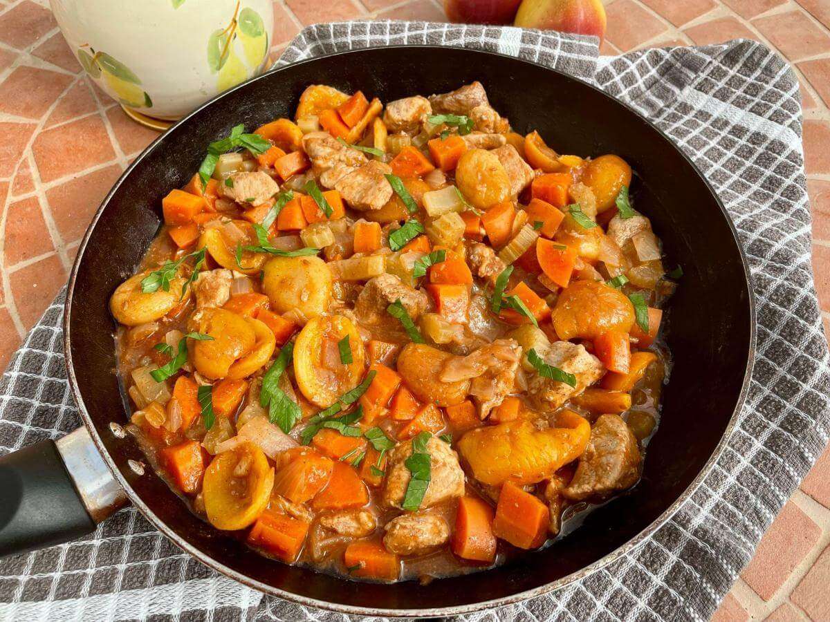 Healthy pork tagine.