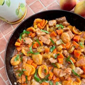 Healthy pork tagine.